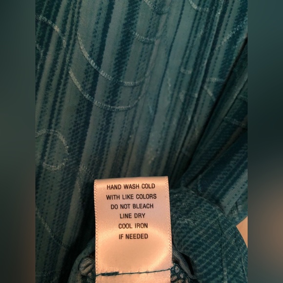 Variegated Turquoise Top by Sami & Jo XL - Picture 8 of 8